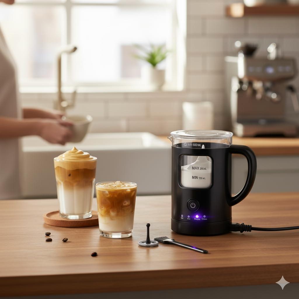 Portable Coffee Maker with Milk Frother